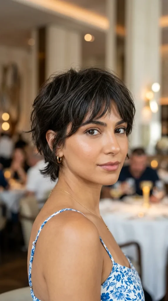Choppy Pixie Bob for Thin Hair