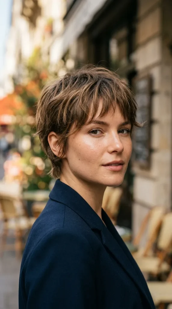 Choppy Pixie for Oval Face