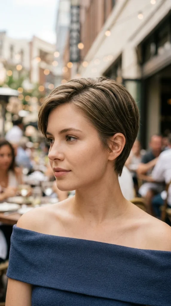 Classic Pixie for Oval Face