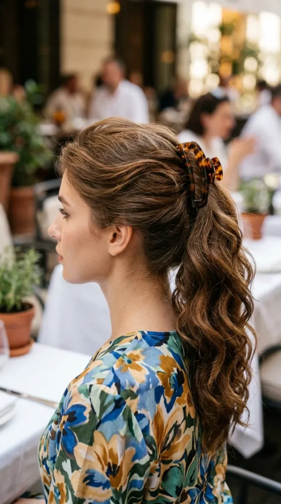 Claw Clip Ponytail
