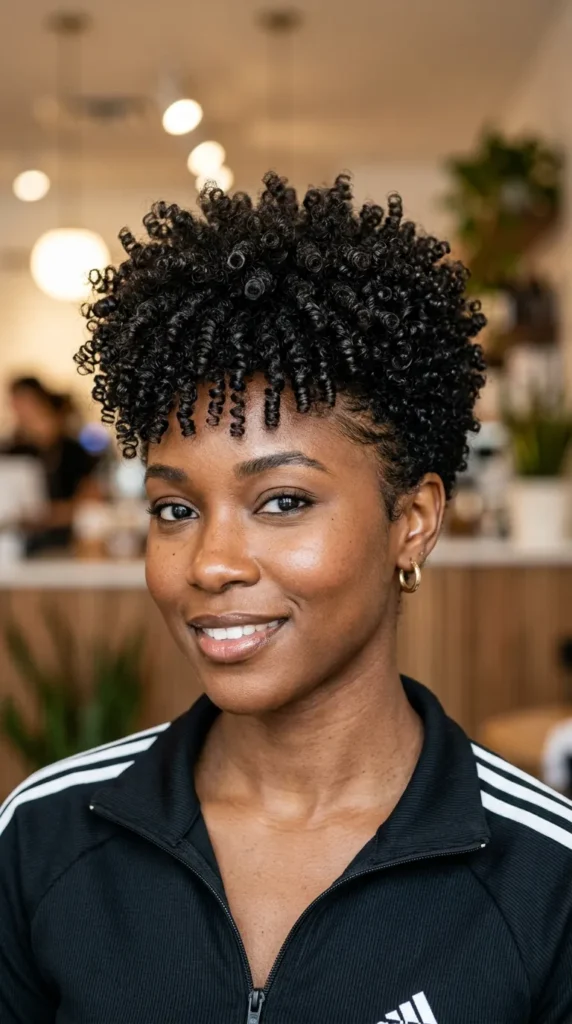 Coily Curly Pixie Cut