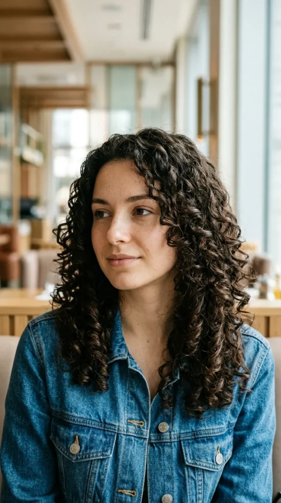 Coily Layers on Long Hair