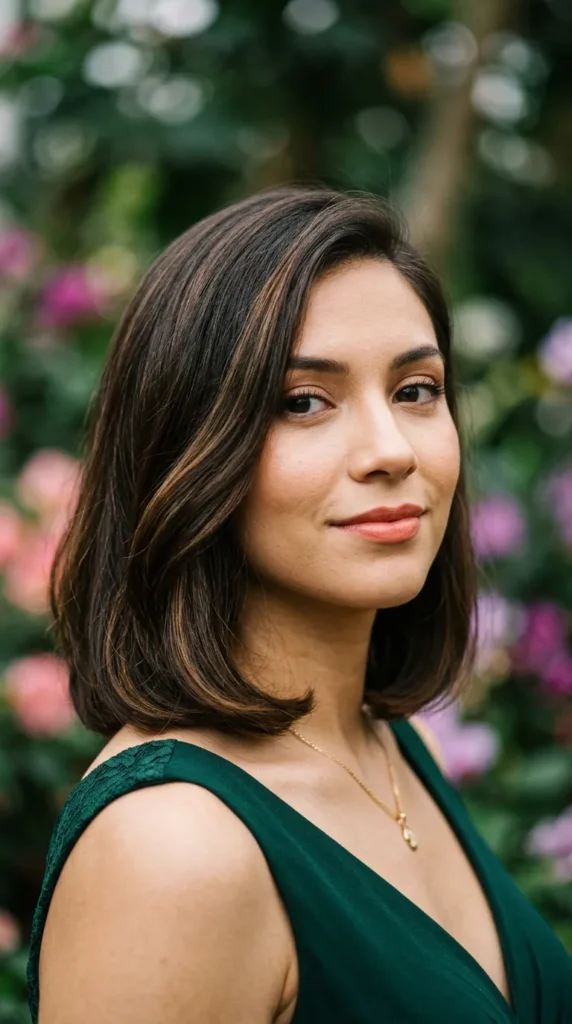 Collarbone-Length Hair for Oval Face
