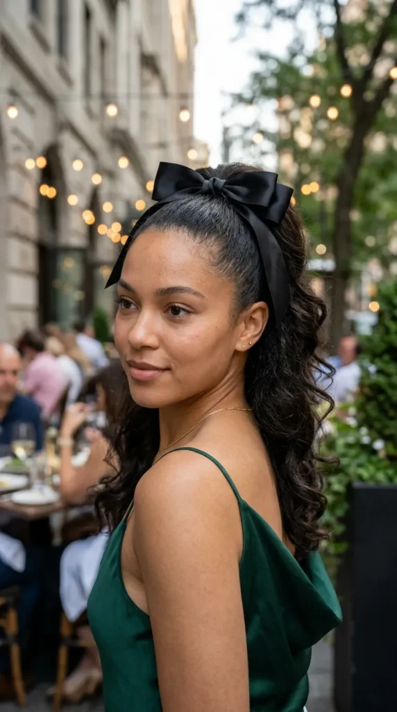 Coquette Bow Ponytail