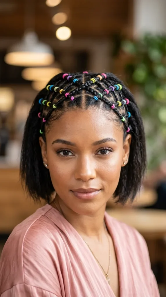 Criss-Cross Elastic Braids