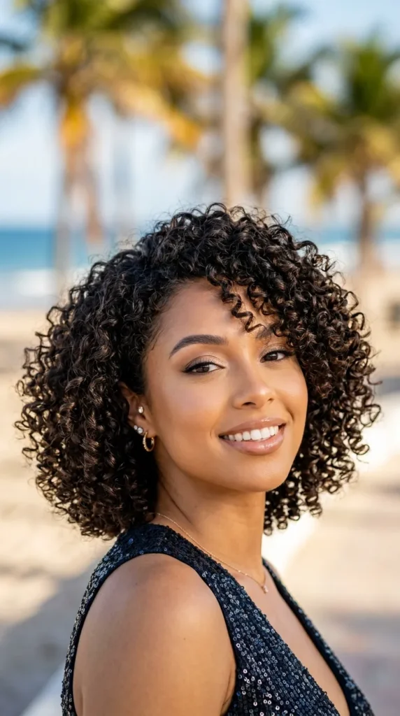 Curly Bob Wig Birthday Style