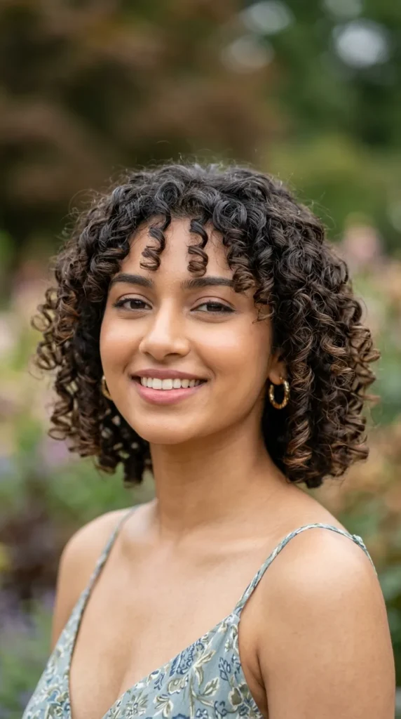 Curly Bob with Defined Ringlets