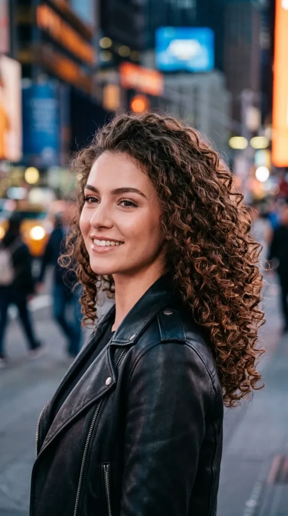 Curly Hair with Bouncy Ends