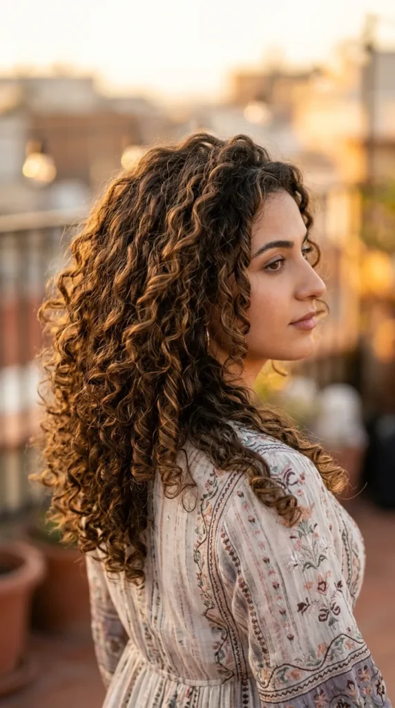 Curly Layers with a Soft U-Shape