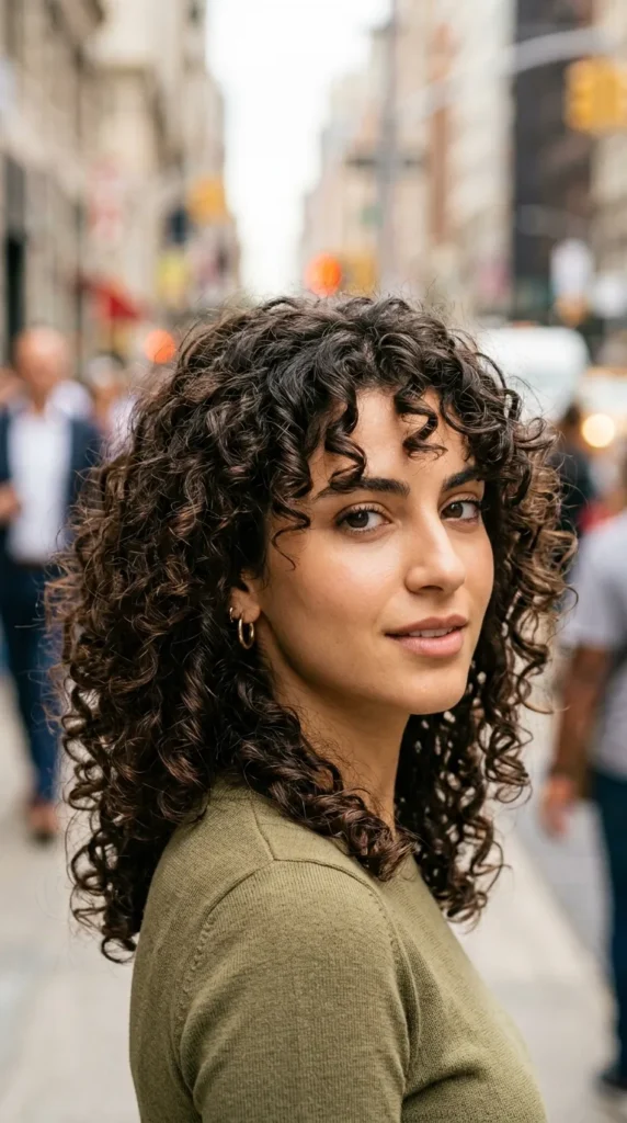 Curly Midi Cut