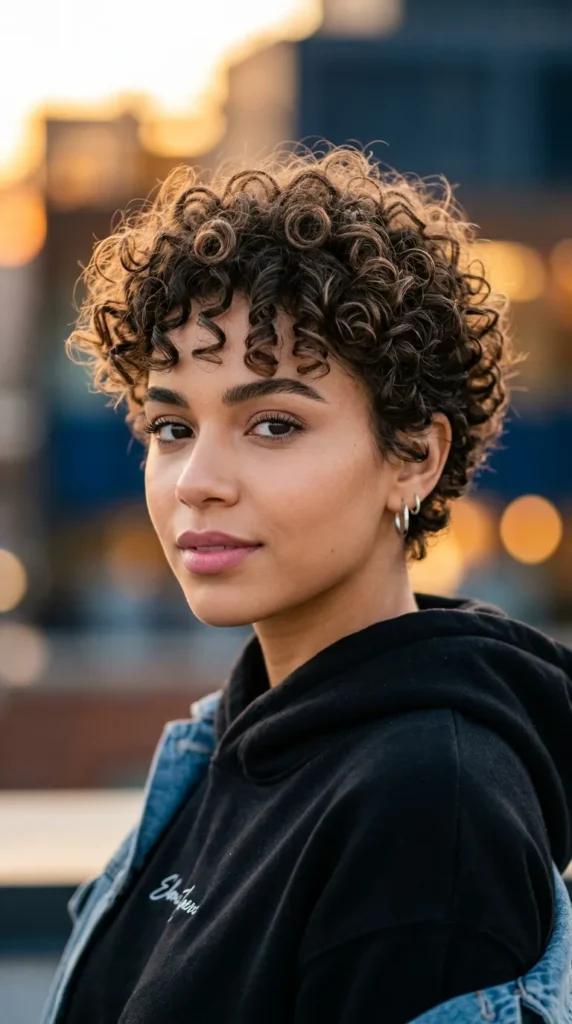 Curly Pixie for Fine Curls