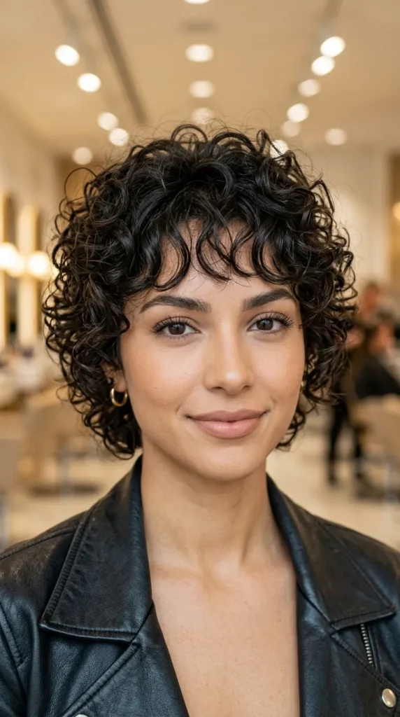 Curly Pixie with Wispy Fringe