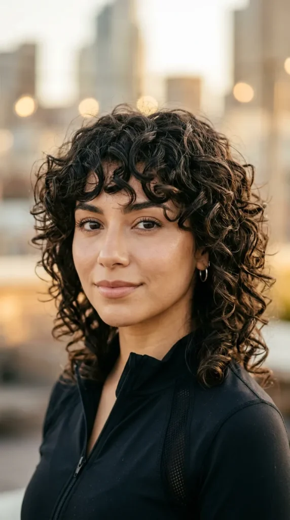 Curly Wolf Cut for Loose Curls
