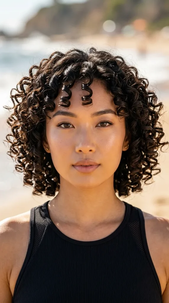 Defined Ringlet Curly Bob