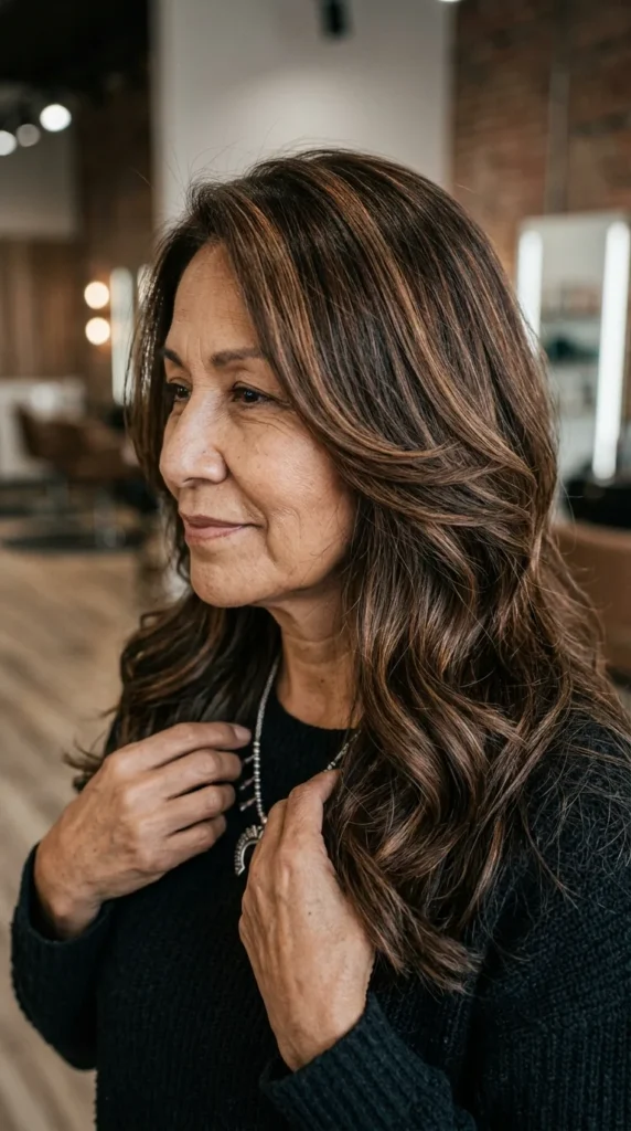 Dimensional Brunette Long Layers