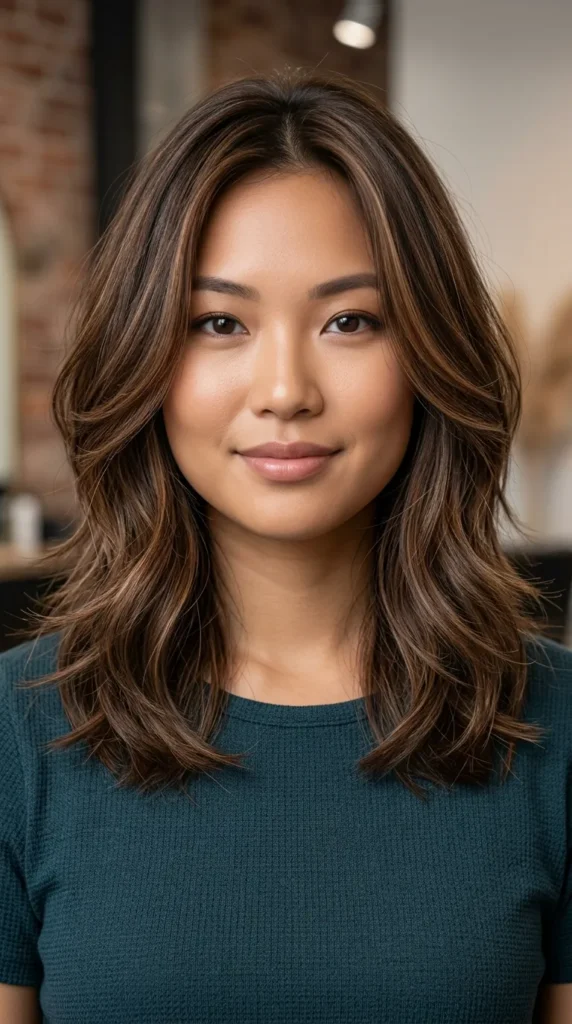 Dimensional Brunette Medium Layers