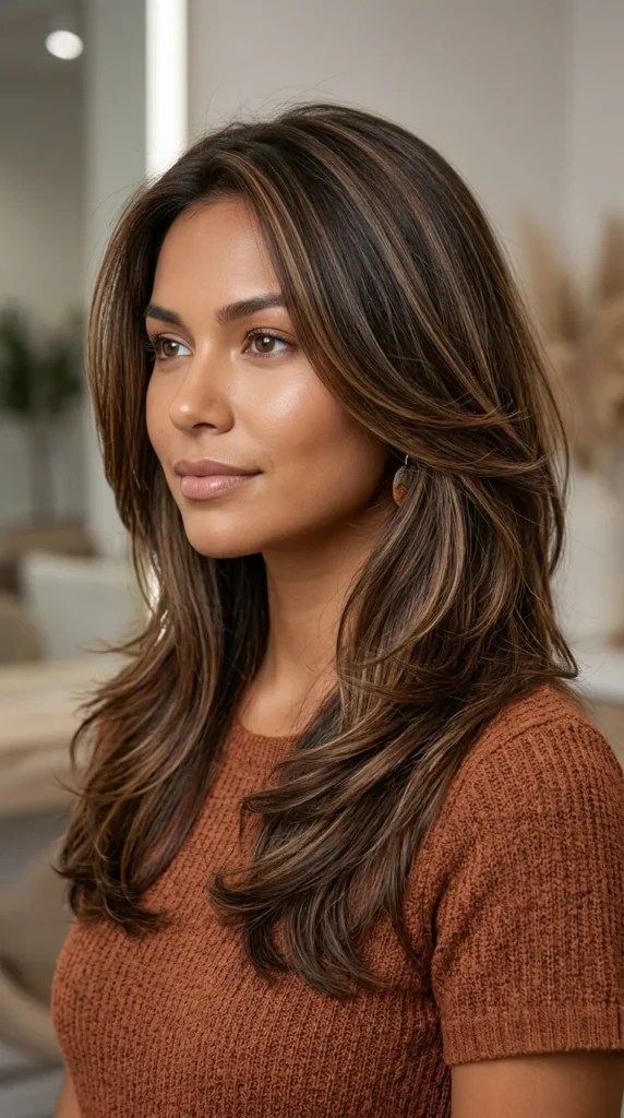 Dimensional Brunette U Cut