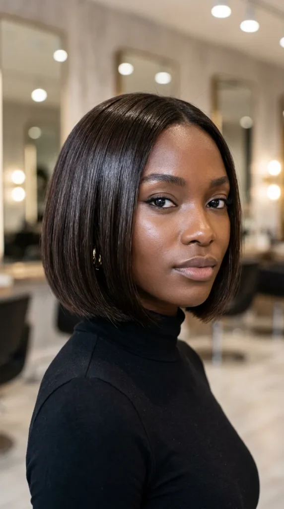 Espresso Brunette Bob with Shine
