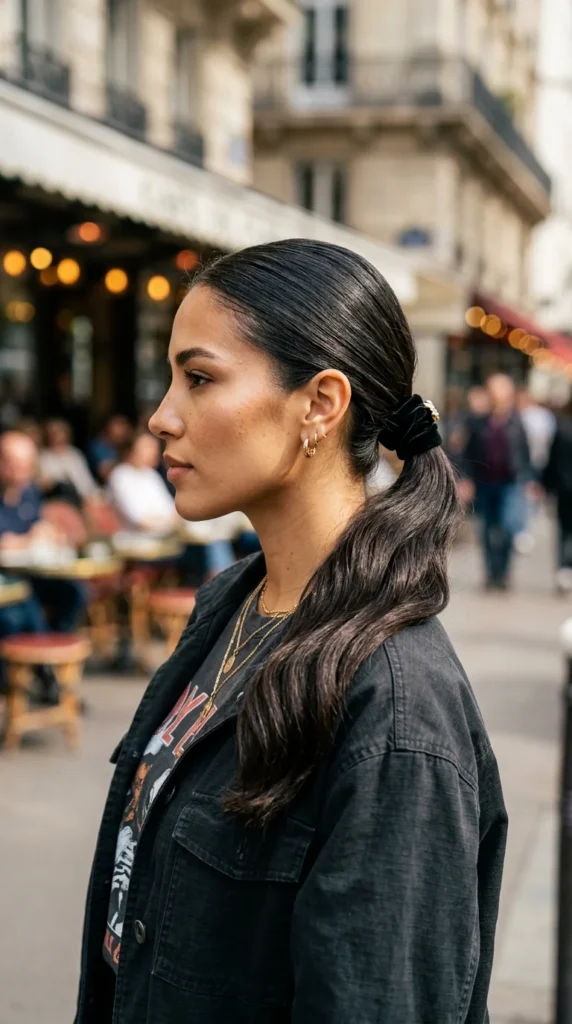 Evening Glam Low Ponytail