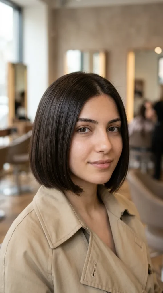 Everyday Bob for Oval Face Simplicity