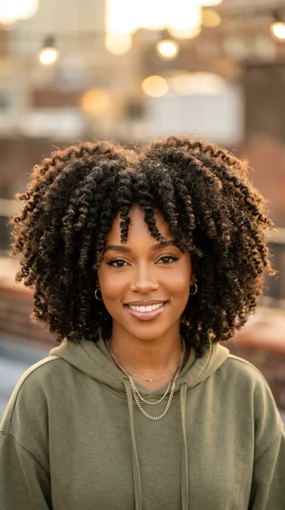 Extra-Fluffy Twist-Out Hairstyle