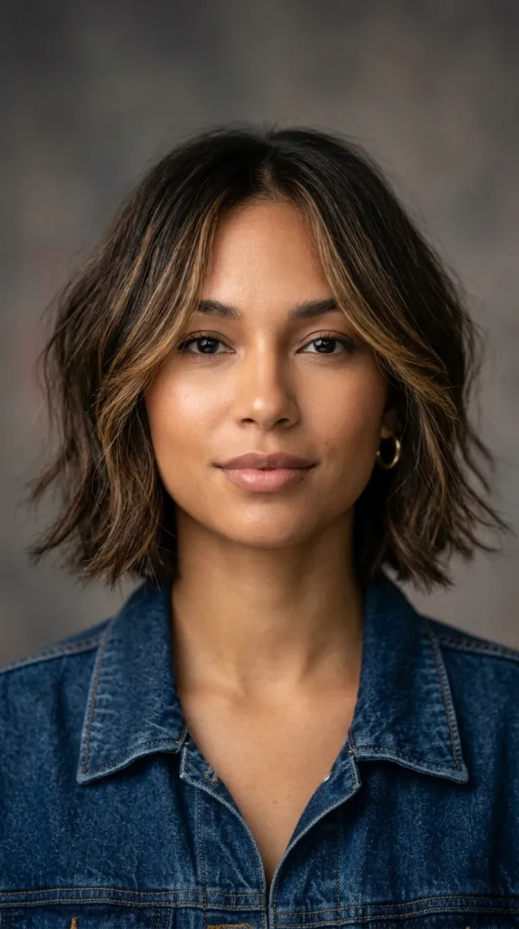 Face-Framing Bob for Thin Hair