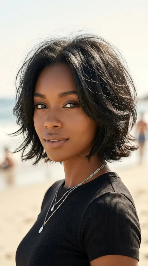 Feathered Bob for Thin Hair