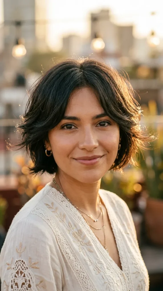Feathered Italian Bob