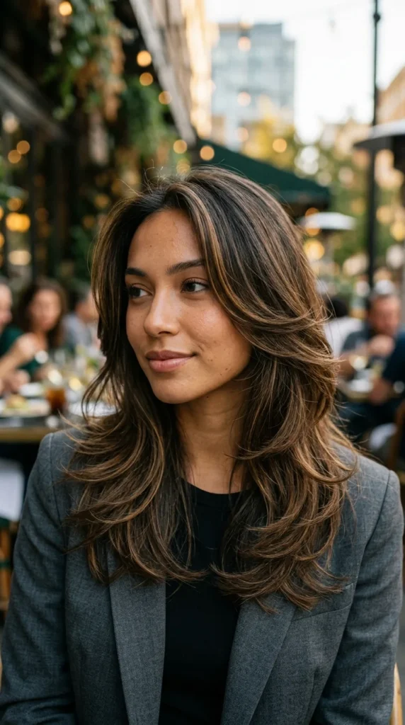 Feathered Long Hair with Airy Movement