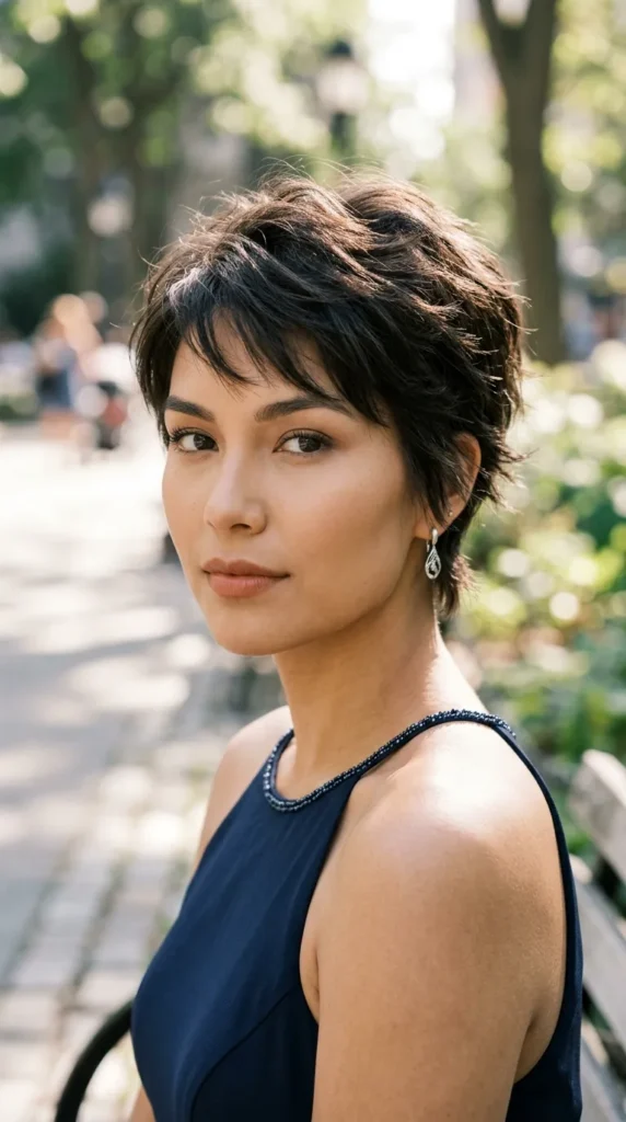 Feathered Pixie Cut for Thin Hair