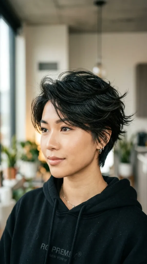Feathered Pixie Haircut