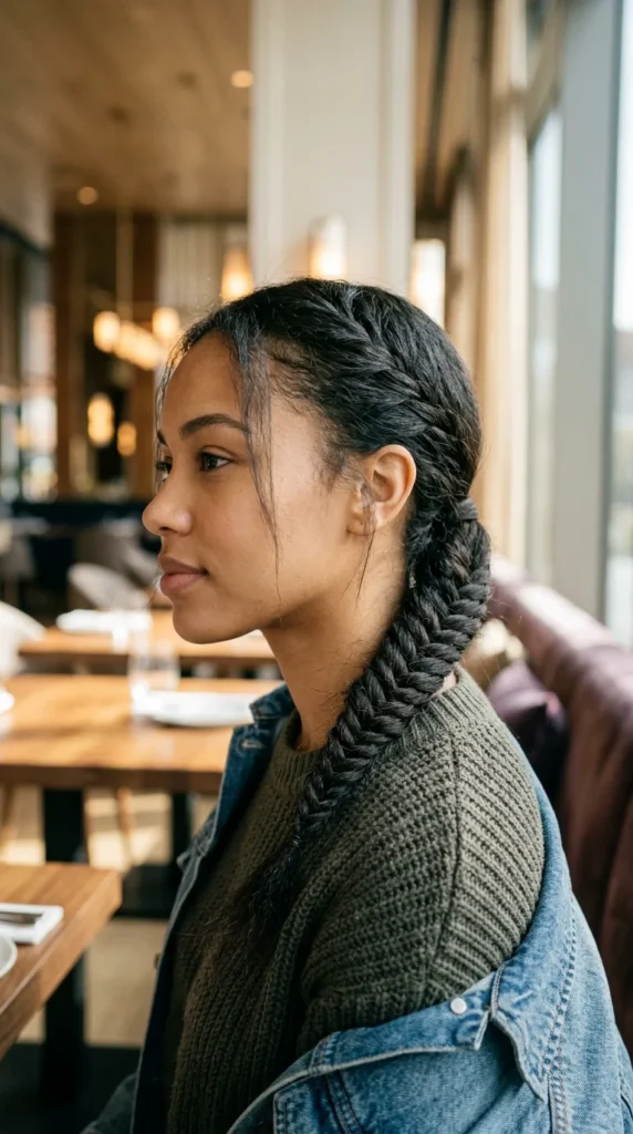 Fishtail Low Ponytail