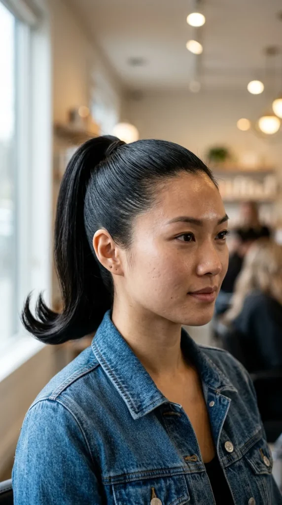 Flipped-End Ponytail