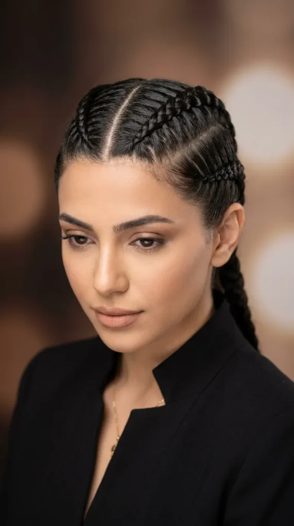 Four Feed-In Braids