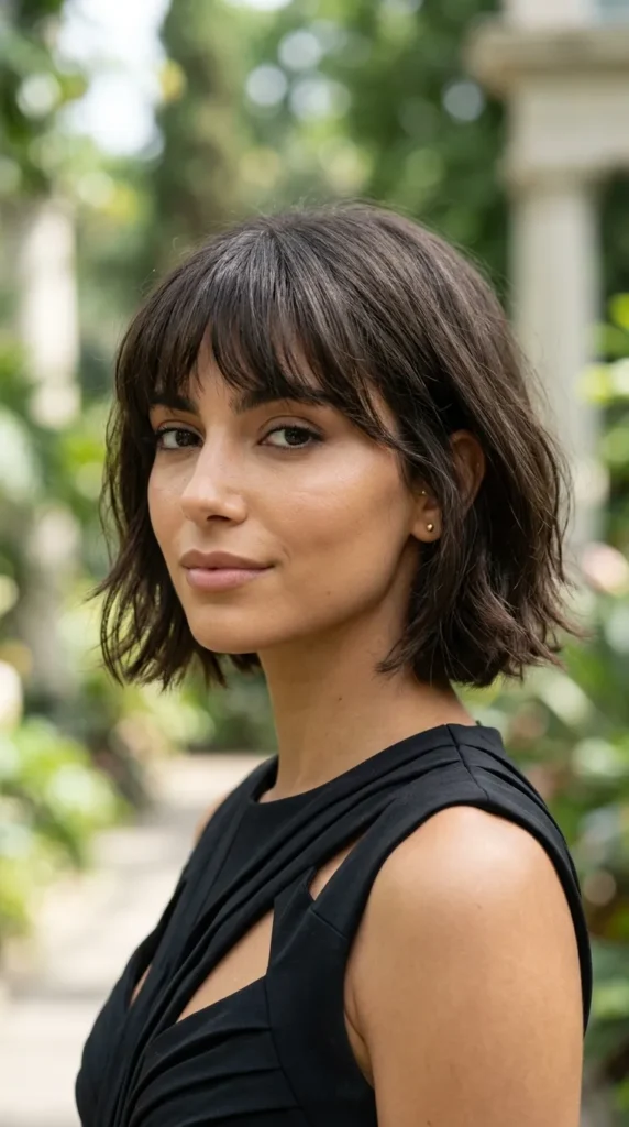 French Bob with Soft Bangs