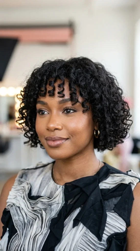 French Bob with Soft Fringe
