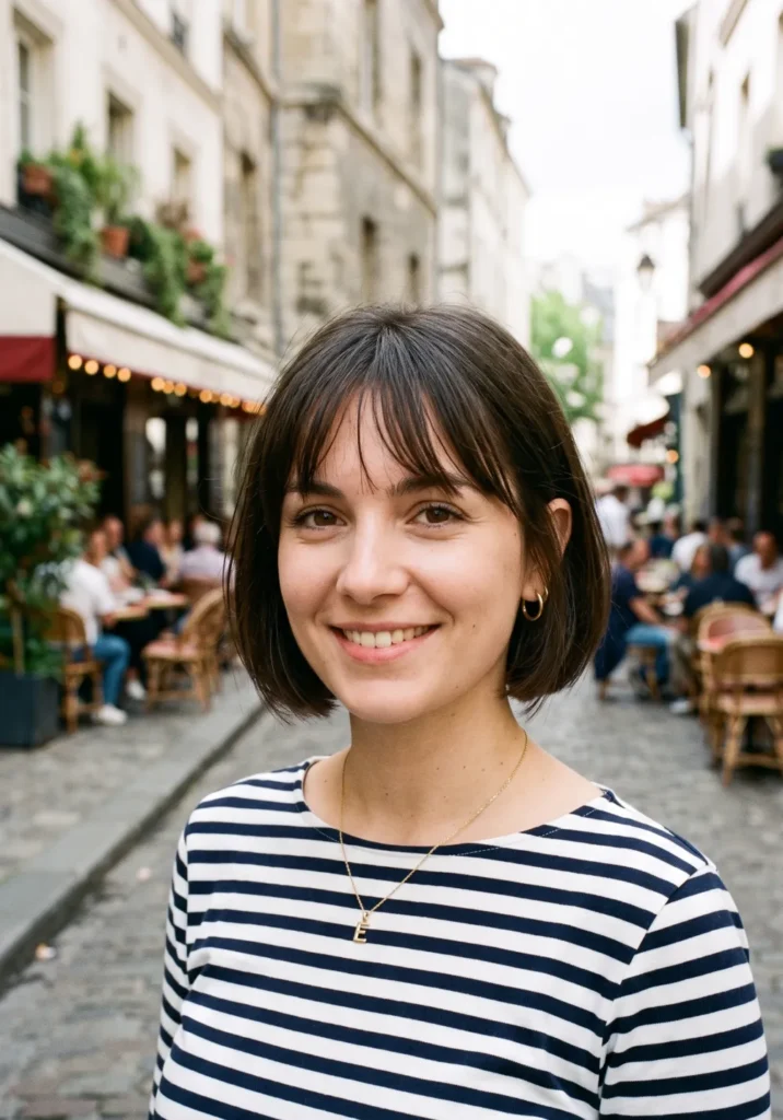 French Bob with Wispy Bangs