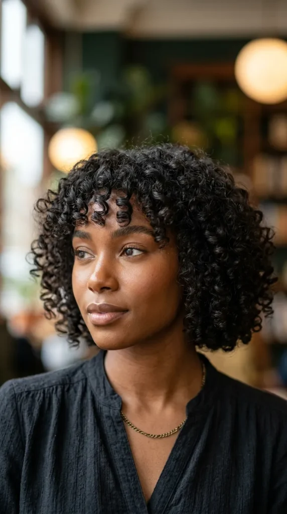French Curly Bob