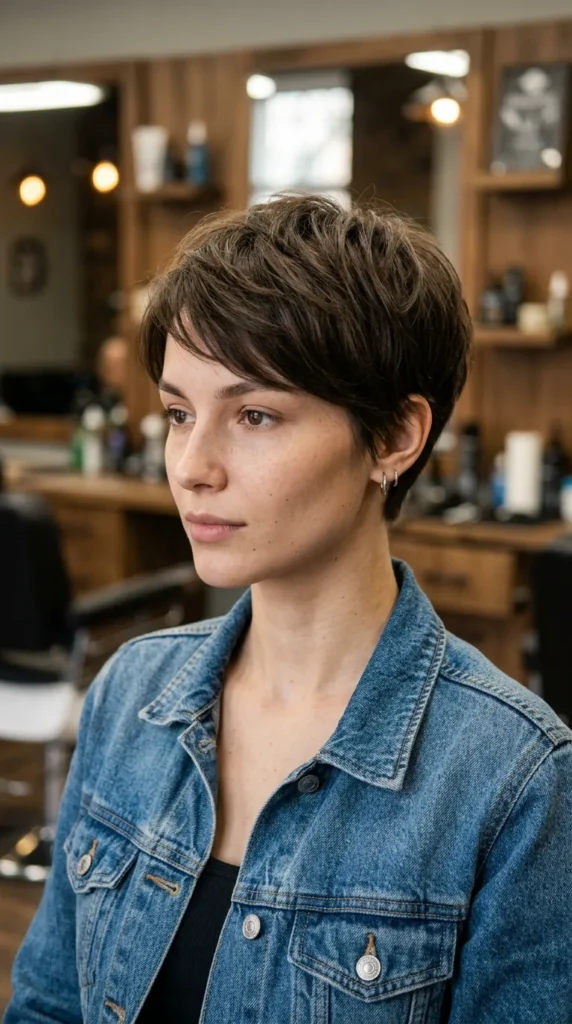 French Pixie for Oval Face