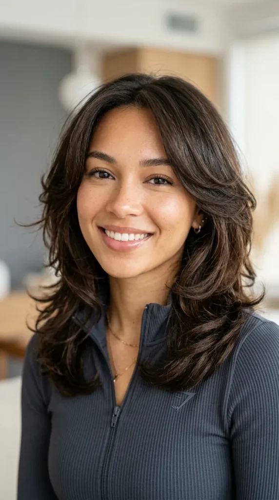 Fresh Salon Layers for Oval Face