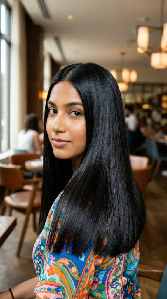Glass Hair Finish for Long Hair