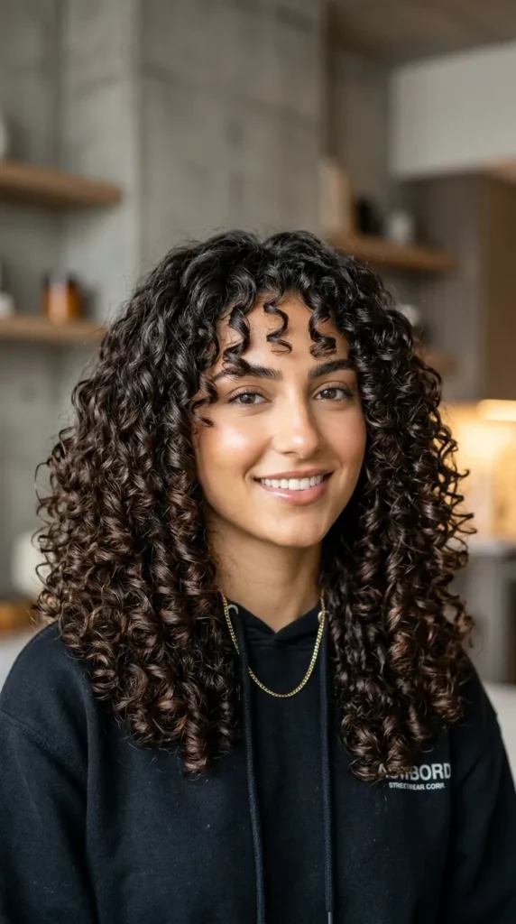 Glossy Defined Curly Layers
