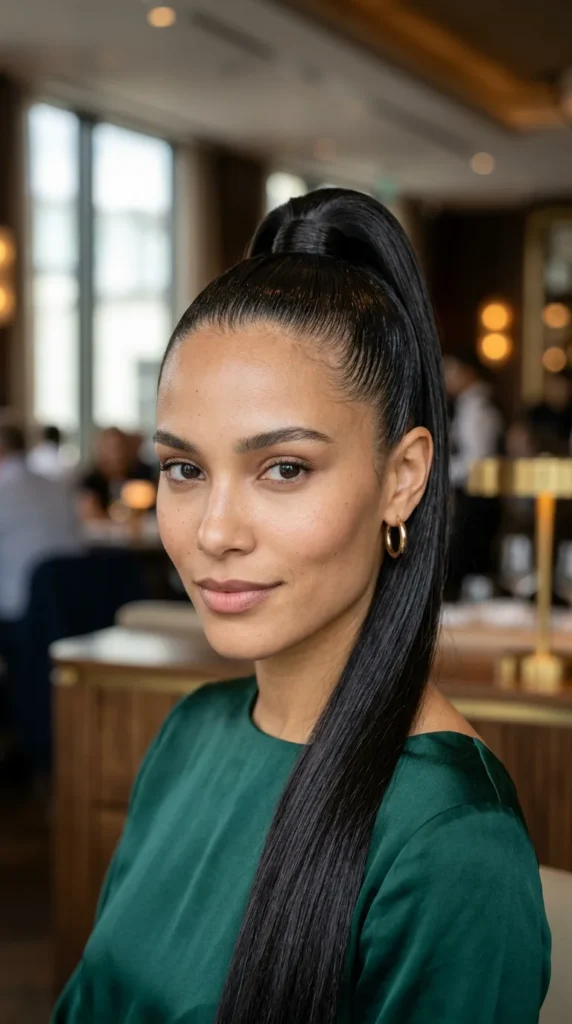 Glossy Power Ponytail