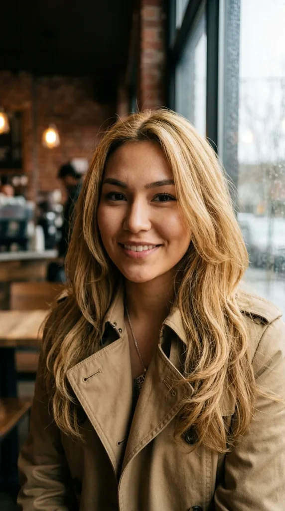 Golden Blonde Long Layers
