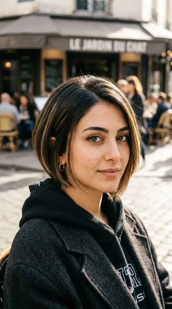 Graduated Bob for Oval Face