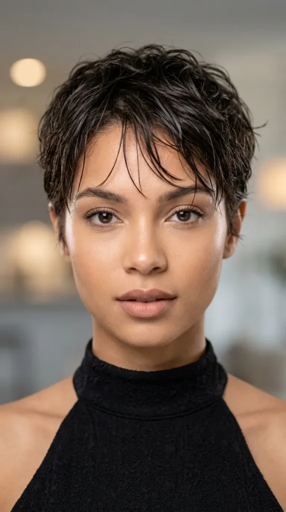 Gym-Friendly Pixie Haircut