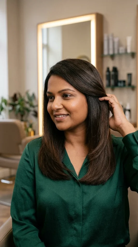 Hidden Layers for Heavy Straight Hair