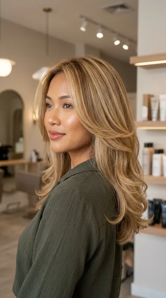 Honey Blonde U Shape
