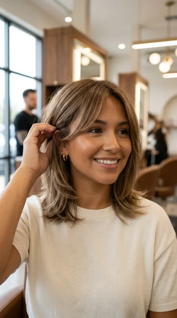Hush Cut for Round Face and Thin Hair
