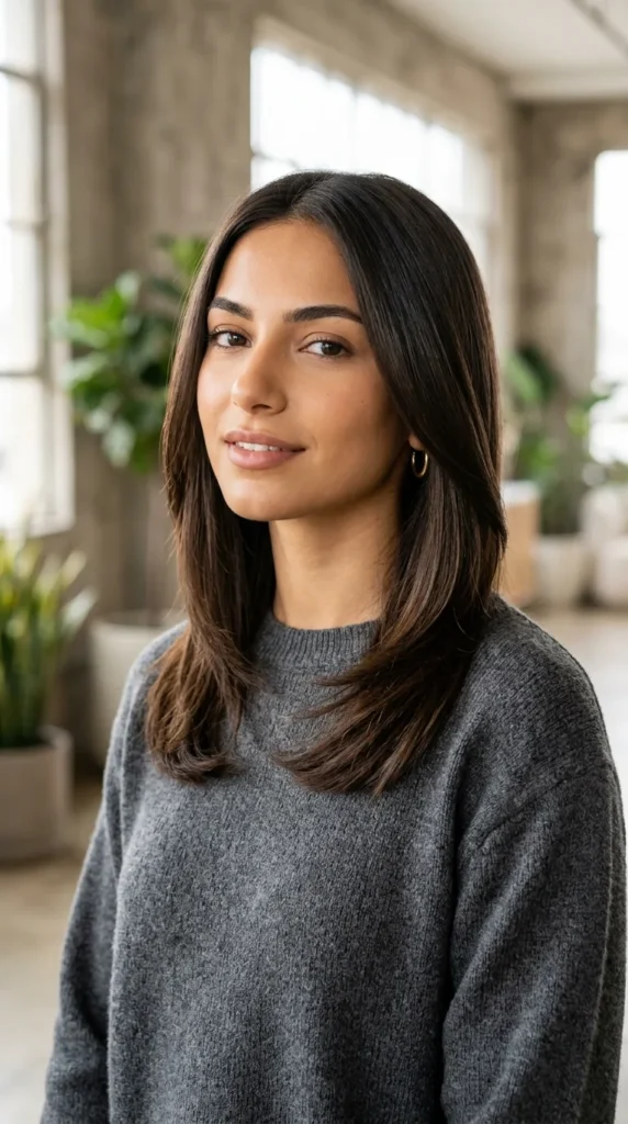Invisible Layers for Naturally Straight Asian Hair